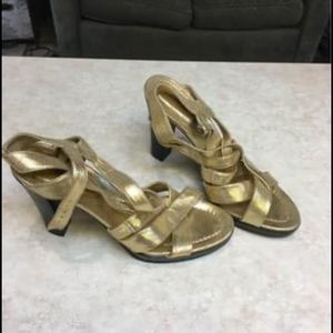 Barbara Bui Gold Heels
